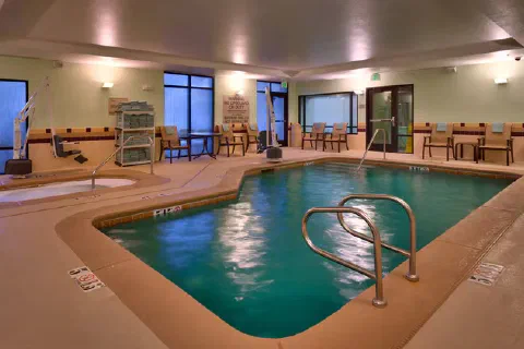 Indoor pool and spa