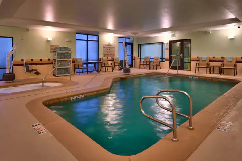 Indoor pool and spa