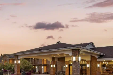 Best Western Plus Cedar City exterior at sunset