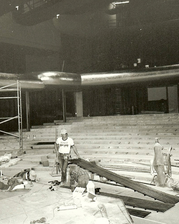 Construction of the Randall Theatre