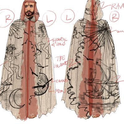 Caliban costume design by Raquel Adorno.