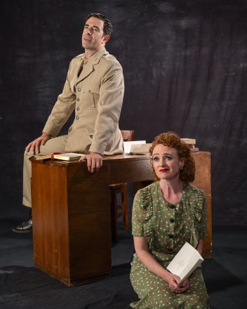 John DiAntonio (left) as Jack. Caitlin Wise as Louise.