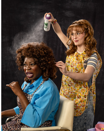 Alia Shakira (left) as Truvy and Valerie Martire as Annelle.