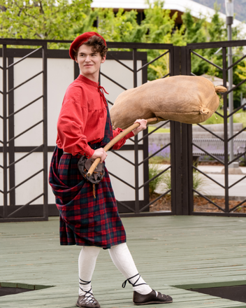 Austin Fronk as Featured Performer in Highland Games Greenshow.