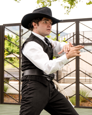 Zac Barnaby as Featured Performer in Mountain Wilderness Greenshow.